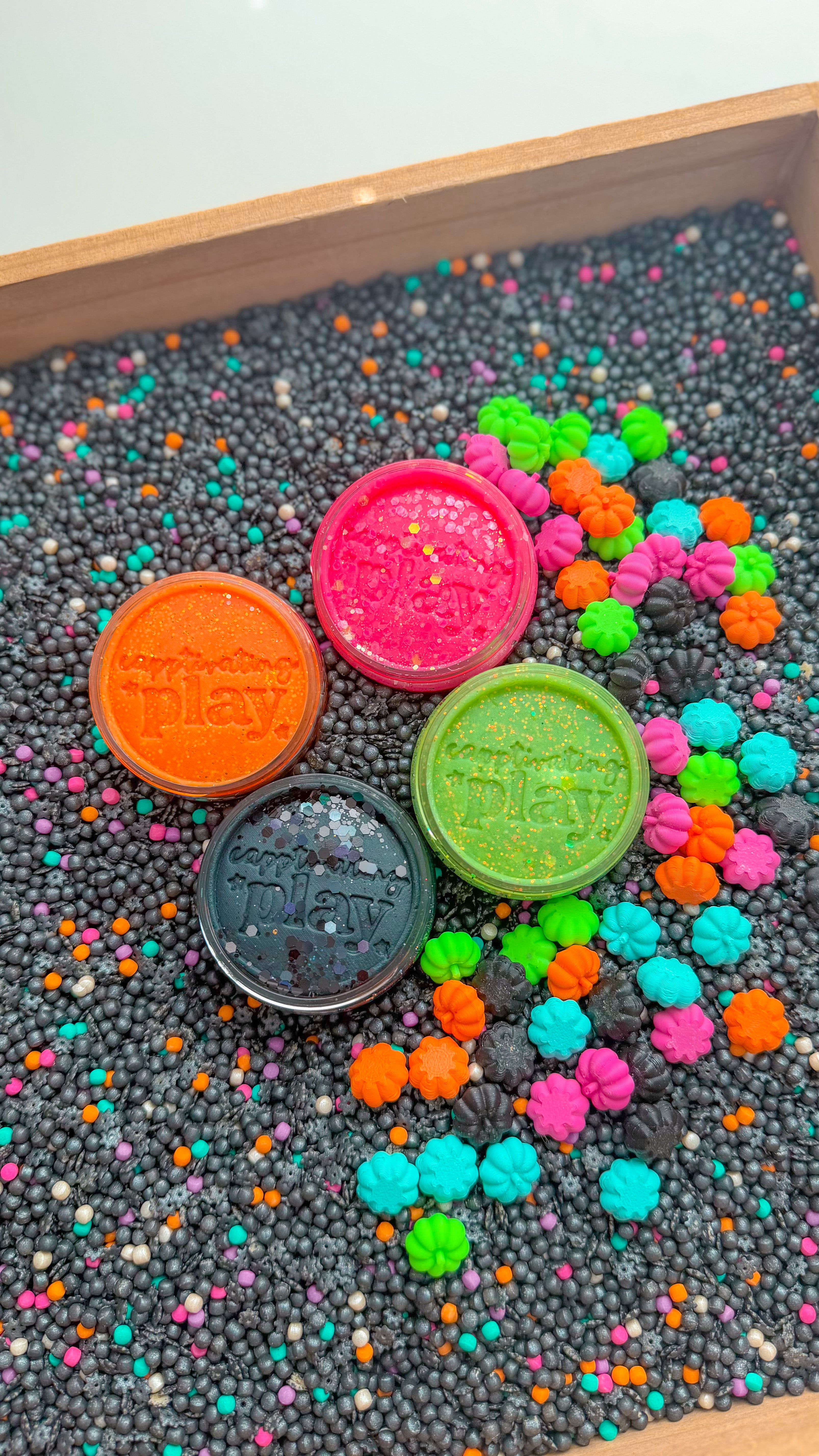 Halloween Playdough Jars (PRE-ORDER)