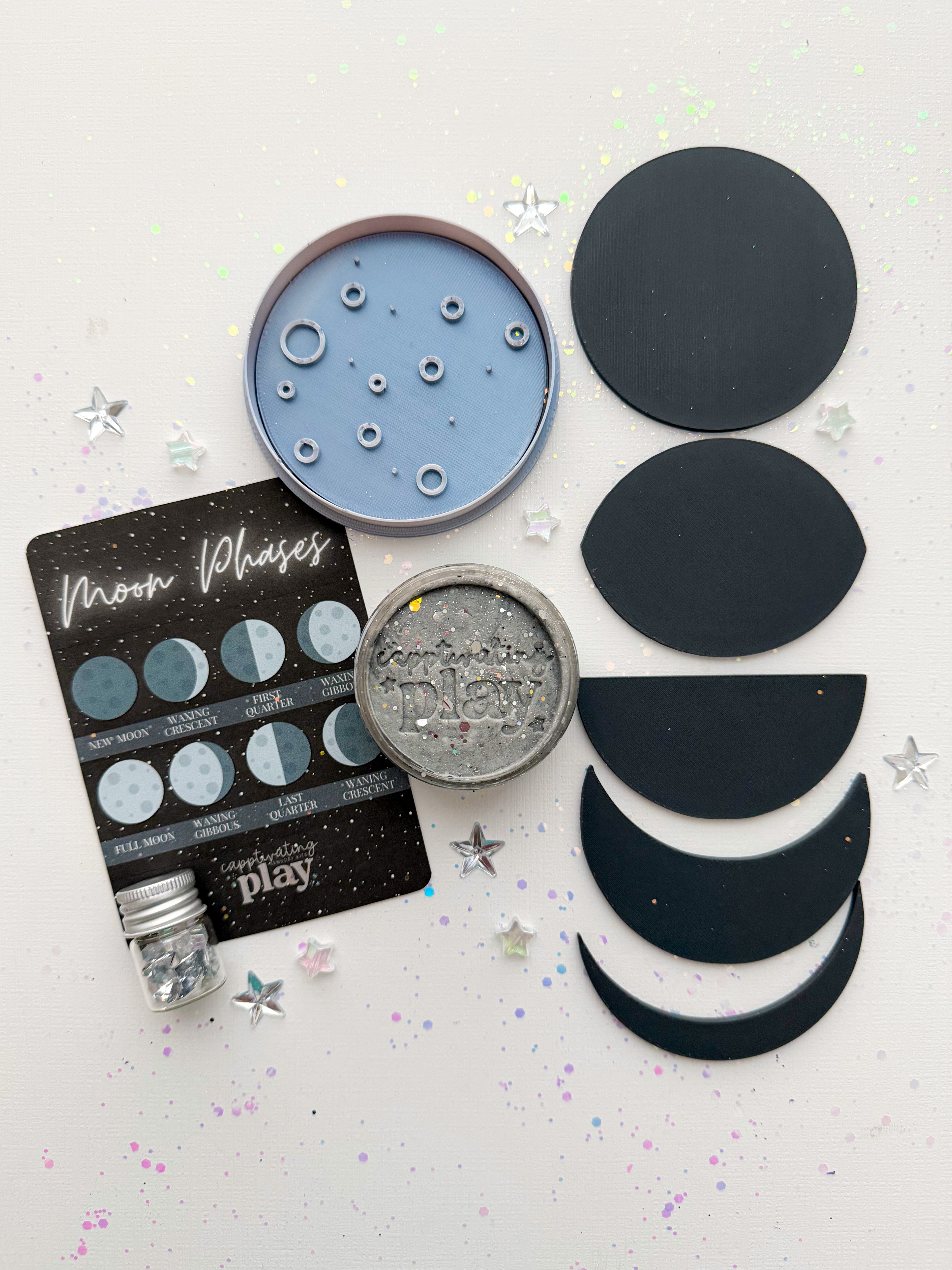 Moon Phases Playdough Kit (PRE-ORDER)