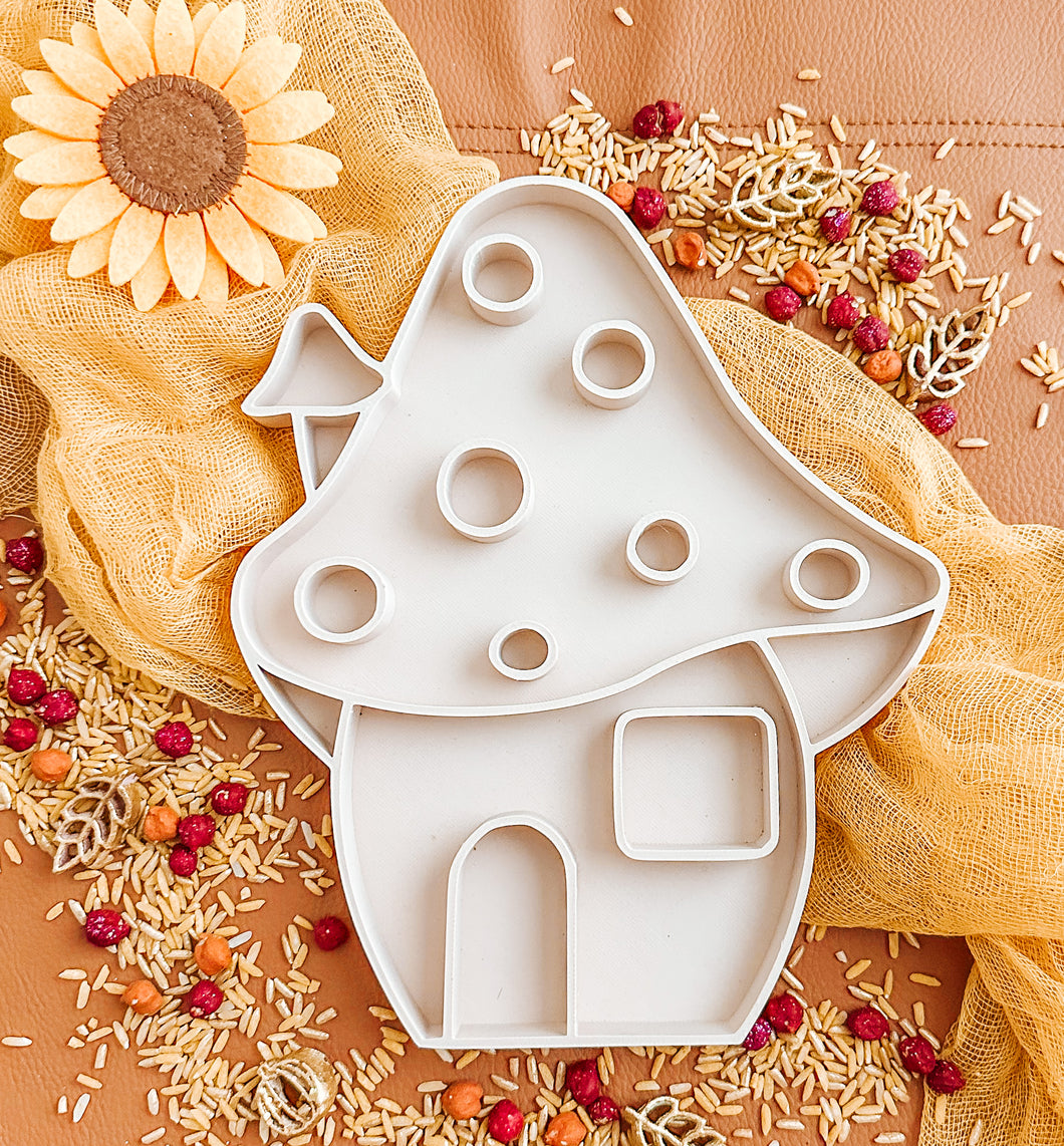 Mushroom Cottage Tray