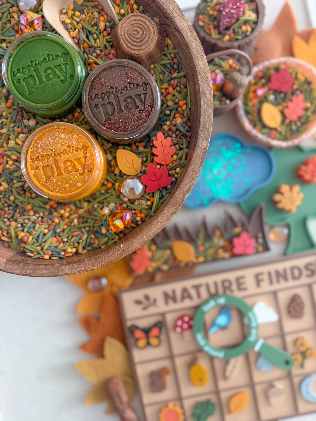 Fall Playdough Jars (PRE-ORDER)