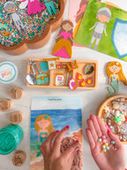 Instant Digital Download - Enchanted Castles Playdough Mats by Victoria