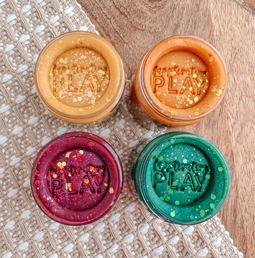 Fall Playdough Jars