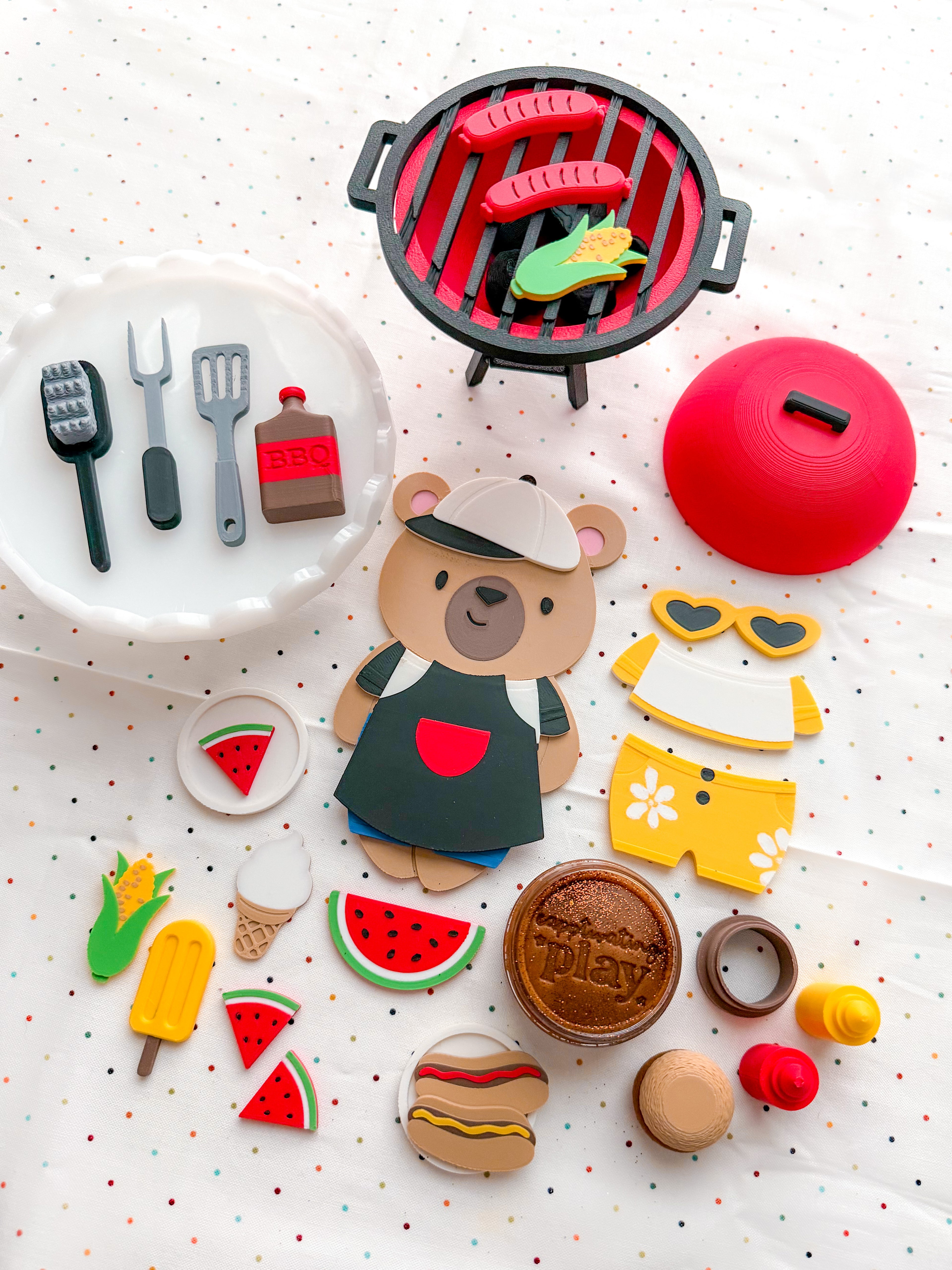 Summer Grilling Bear (PRE-ORDER)