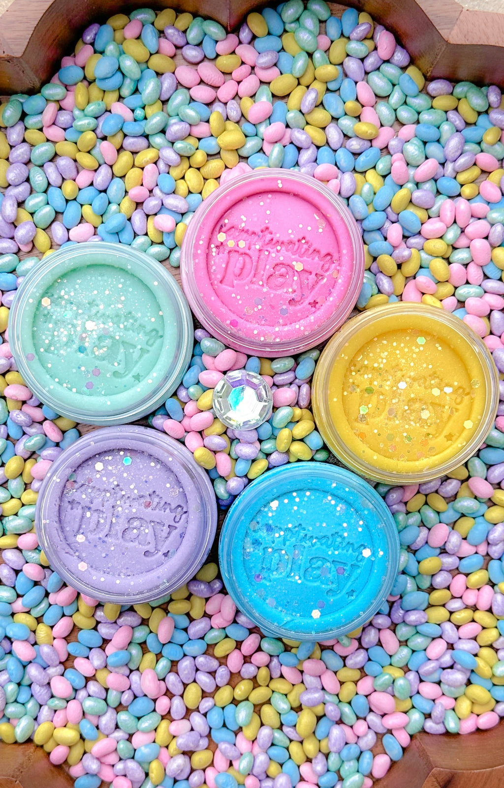 Spring Playdough Jars (PRE-ORDER)