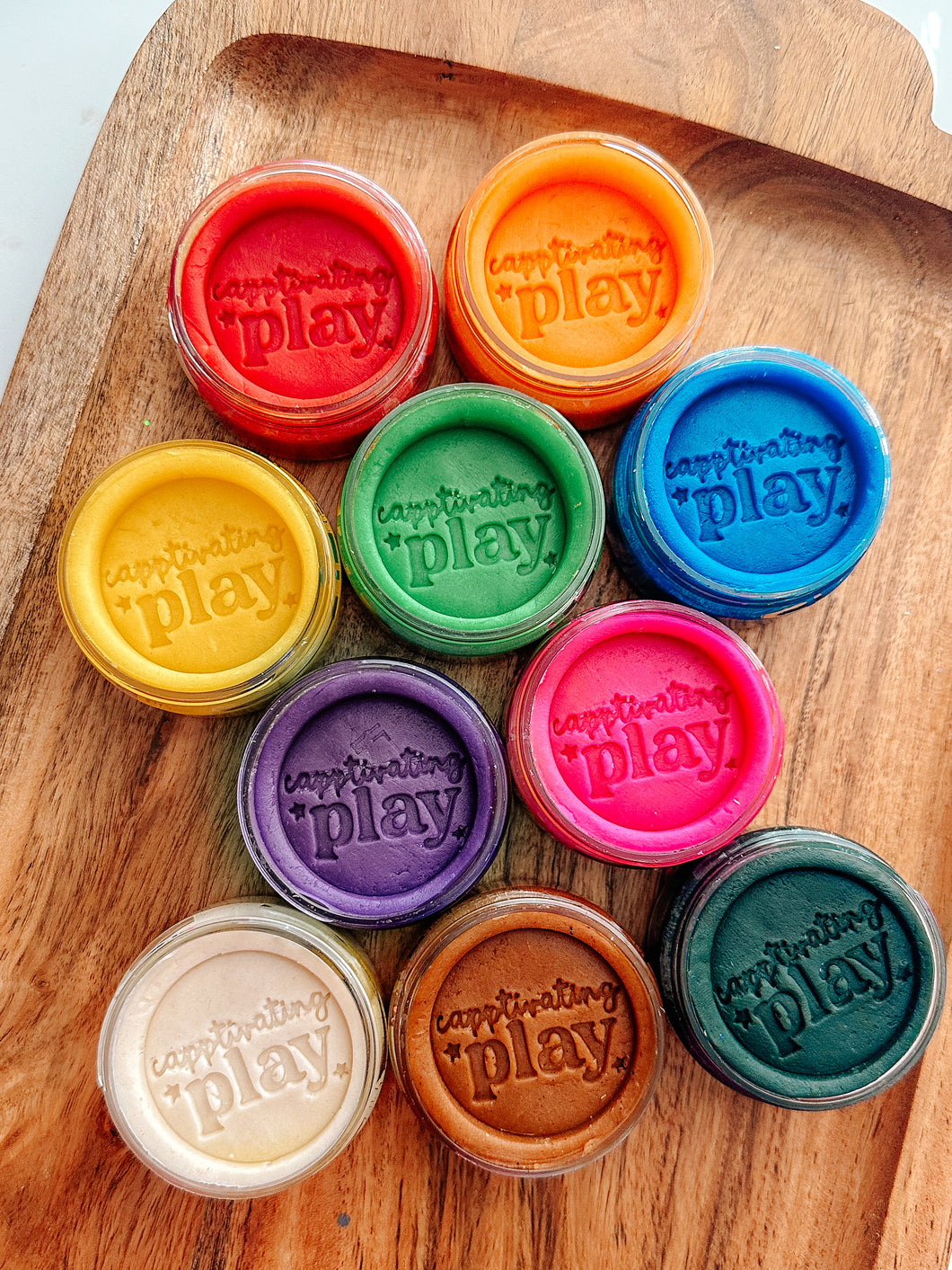 Classic Playdough Jars & Set