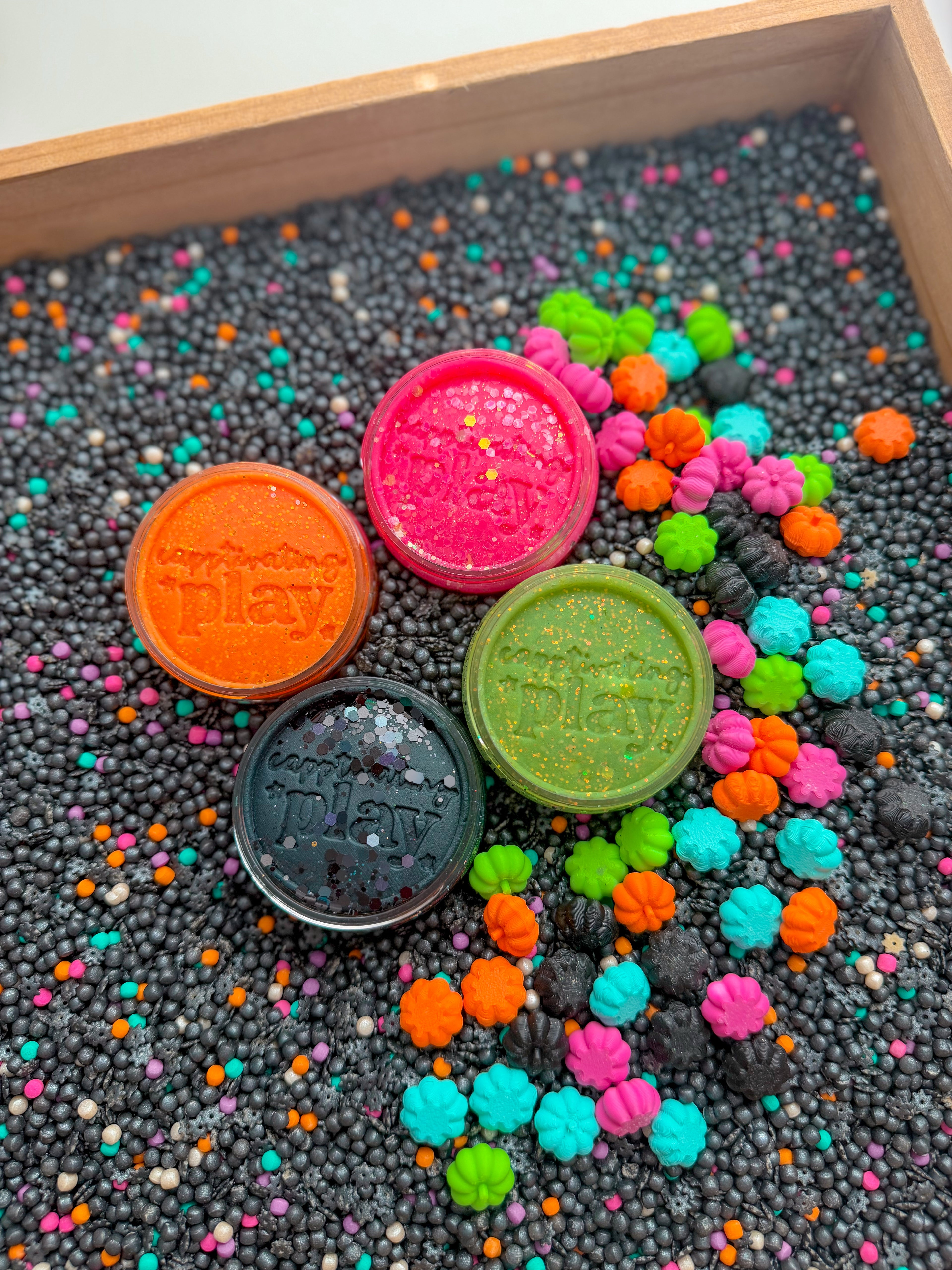 Halloween Playdough Jars (PRE-ORDER)