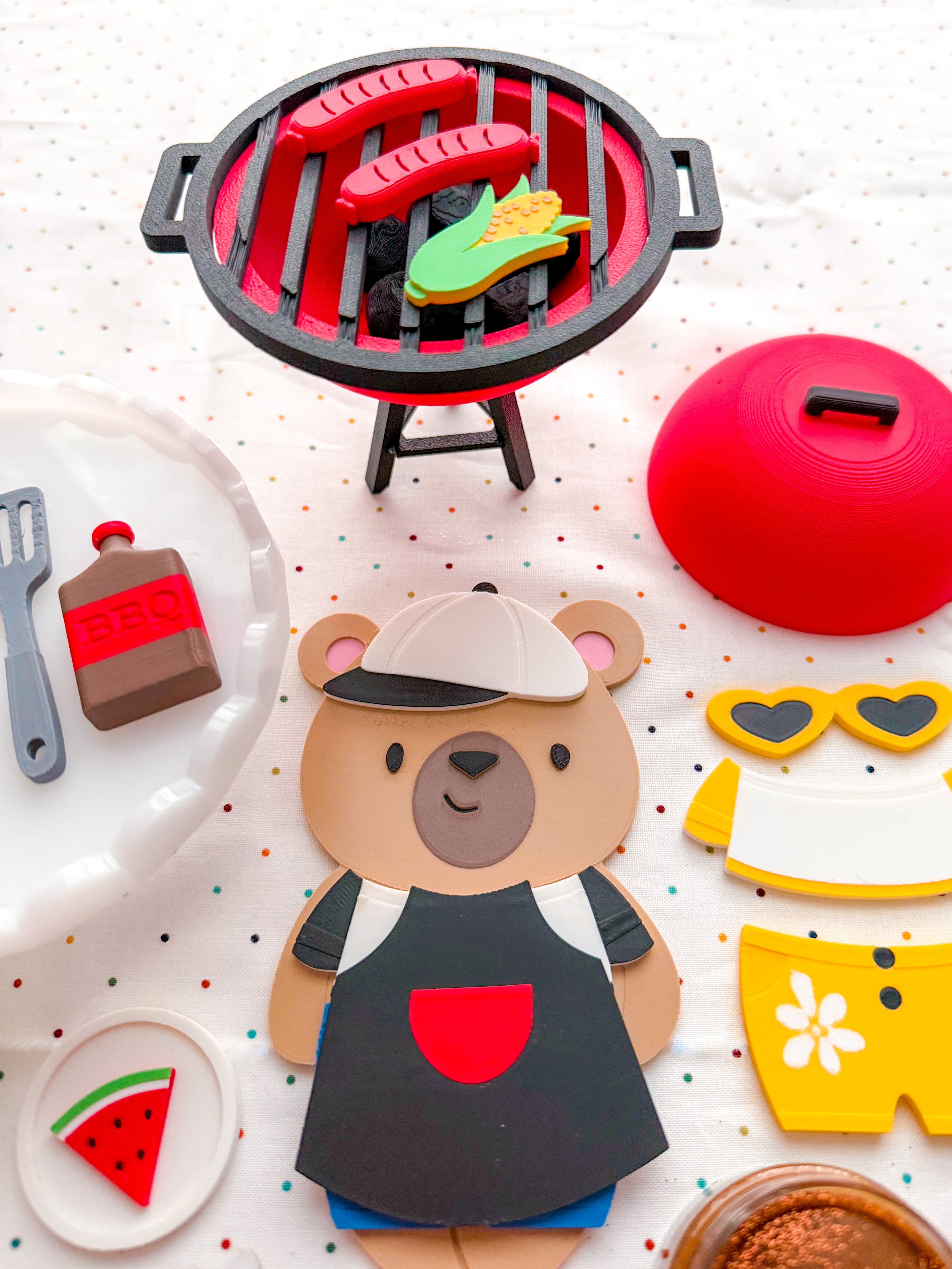 Summer Grilling Bear (PRE-ORDER)