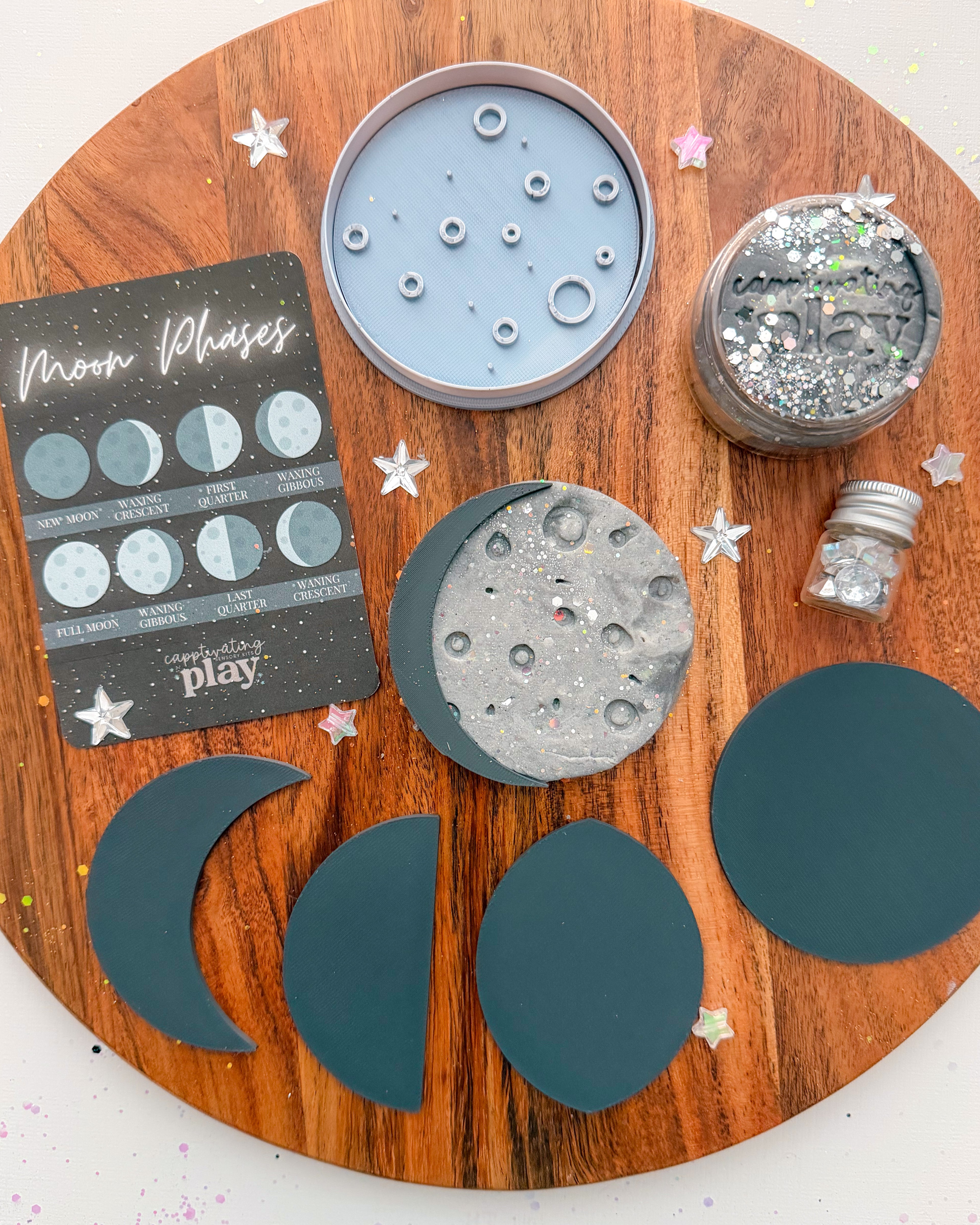 Moon Phases Playdough Kit (PRE-ORDER)