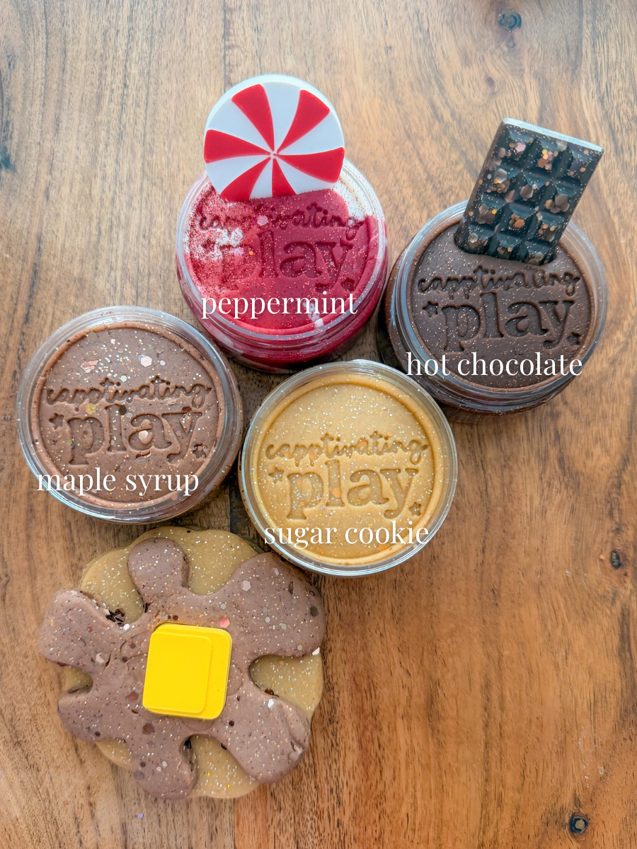 Scented Holiday Playdough Jars (PRE-ORDER)